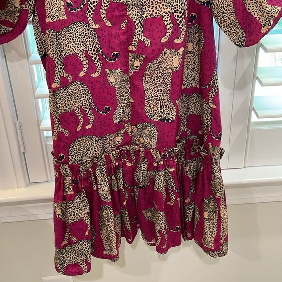 NWT Tyler Boe Sammy Pink Cheetah dress size XS - Picture 9 of 11